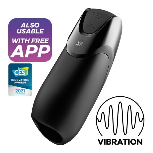SATISFYER MEN – satisfyer - vyriškas vibratorius+ juodas