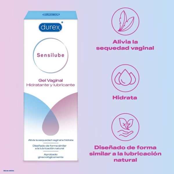 DUREX LUBES – durex - sensilube drėkinamasis gelis 40 ml - Image 2