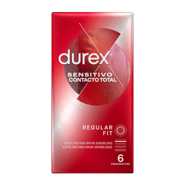 DUREX CONDOMS – durex - jautrus kontaktas total 6 vienetų - Image 2
