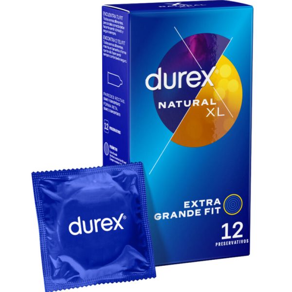 DUREX CONDOMS – durex - natūralus xl 12 vienetų