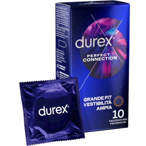 DUREX CONDOMS – durex - idealus susisiekimas silikono papildomas tepalas 10 vienetų