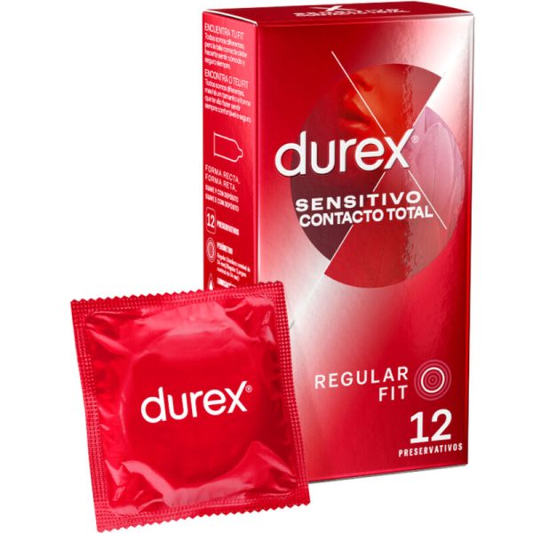 DUREX CONDOMS – durex - jautrus kontaktas total 12 vienetų