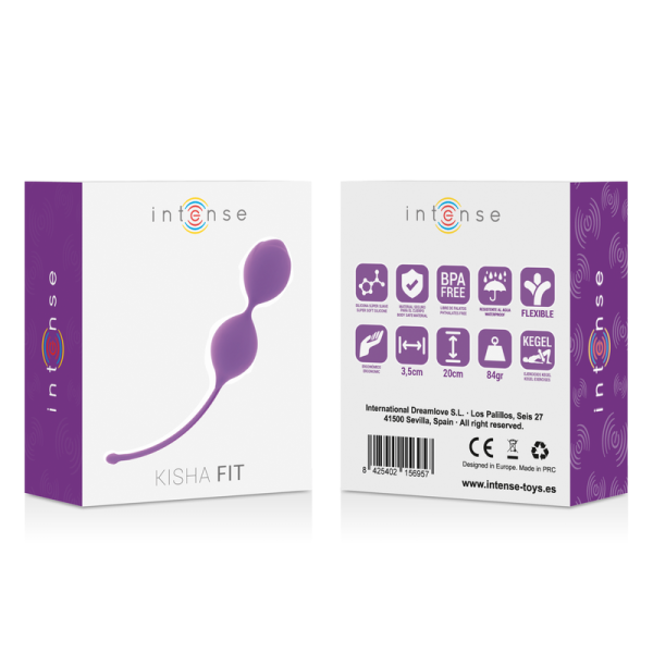 INTENSE HEALTH & FUN – intense - kisha fit silikoniniai kegeliai lilac - Image 3