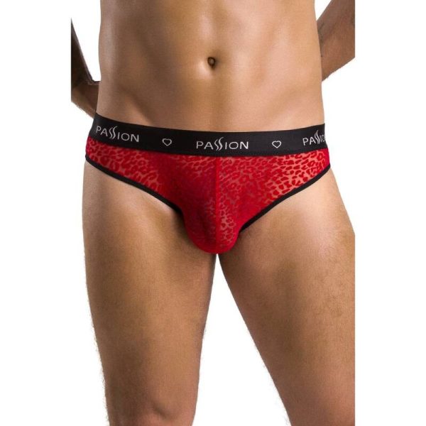 PASSION MEN – aistringas - 031 slip mike raudonas s/m - Image 3