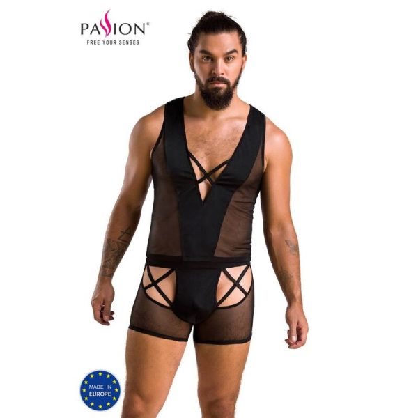 PASSION MEN – aistringumas - 054 rinkinys oscar juodas s/m