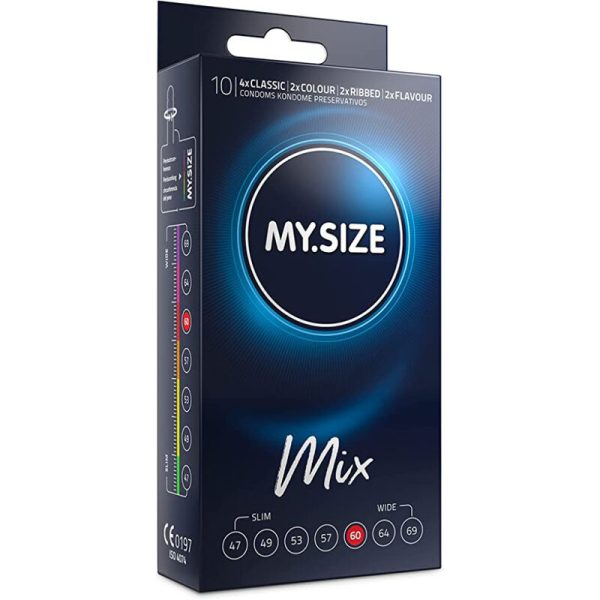 MY SIZE MIX – my size - mix kondomai 60 mm 10 vienetų