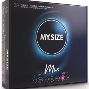 MY SIZE MIX – my size - mix kondomai 64 mm 28 vienetų