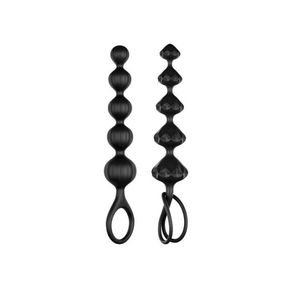 SATISFYER BEADS – satisfyer - meilės kulkos juodos - Image 2