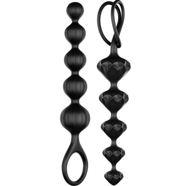SATISFYER BEADS – satisfyer - meilės kulkos juodos