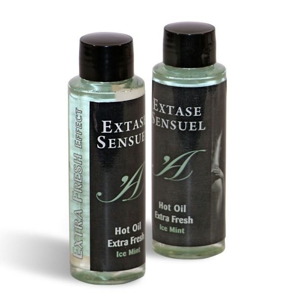 EXTASE SENSUAL – masažo aliejus su ekstra gaiviu ledo efektu 100 ml - Image 3