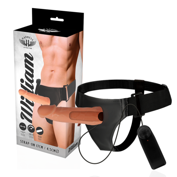 HARNESS ATTRACTION – willian hollow rnes su vibratorium 17 cm -o- 4.5 cm