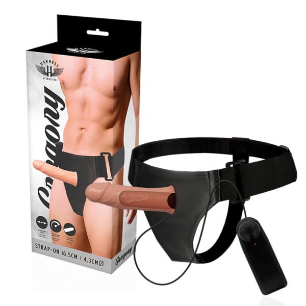 HARNESS ATTRACTION – gregory hollow rnes su vibratorium 16.5 cm -o- 4.3 cm