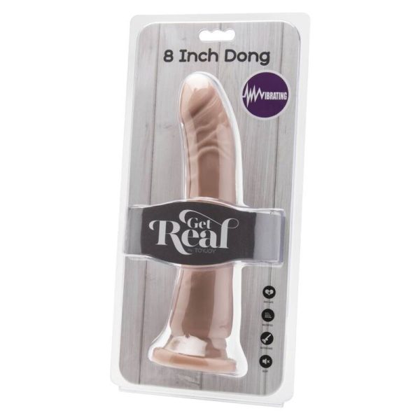 GET REAL - Vibruojantis 20,5 cm DONG - Image 2