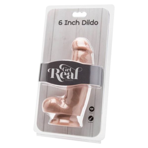 GET REAL – 12 cm dildo su kamščiais oda - Image 2