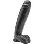 GET REAL - Tikroviškas dildo 25,5 cm su sėklidėmis