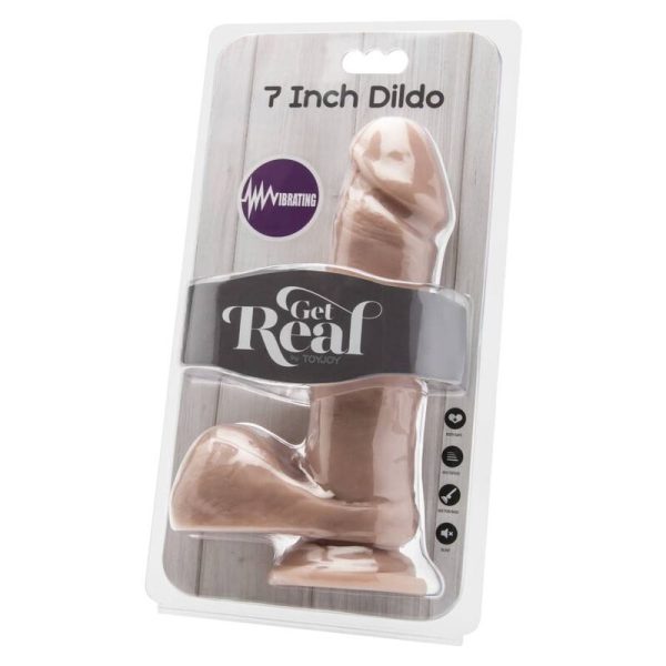 GET REAL - 18 cm Vibruojantis Dildo - Image 2