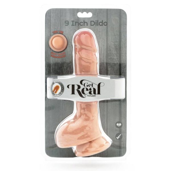 GET REAL – dviem densitetės dildas 25,5 cm kamštis - Image 3