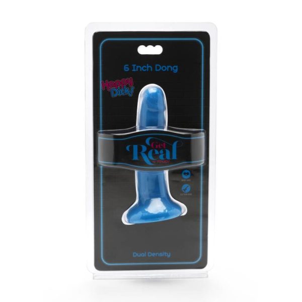 GET REAL – laimingi dickai dong 12 cm mėlynas - Image 2