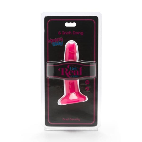 GET REAL – laimingi nariai dong 12 cm rožinis - Image 2