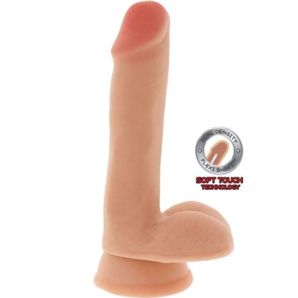 GET REAL – dvigubos tankio dildo 17 cm su kamuoliukais
