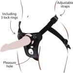 GET REAL - Juodas Strap-On Diržas