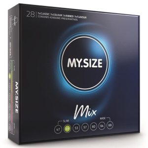 MY SIZE MIX – my size - mix kondomai 49 mm 28 vienetų