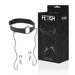 FETISH SUBMISSIVE - Apykaklė su spaustukais