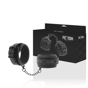 FETISH SUBMISSIVE BONDAGE – fetish submissive - veganiškos odos anklestės su neopreno paddingu