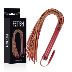 FETISH SUBMISSIVE DARK ROOM - Veganinė Odinė Flogger
