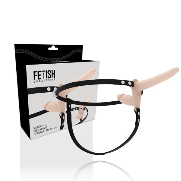 FETISH SUBMISSIVE HARNESS – dviguba penetracija kremzės vibratorius - Image 2