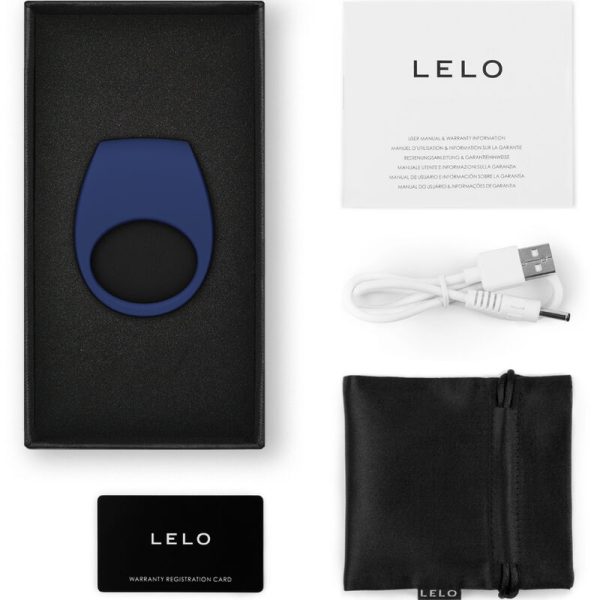 LELO – tor 3 mėlynas vibracinis žiedas - Image 3