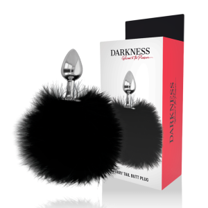 DARKNESS - Juodas Analinis Kaištis su Uodega