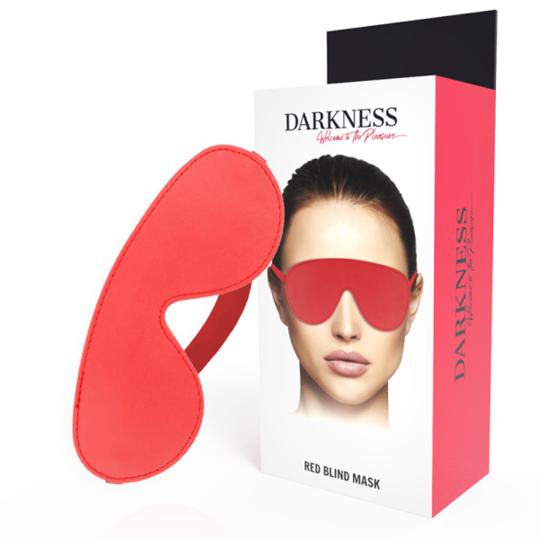 DARKNESS BONDAGE – darkness - kokybiška raudona maska