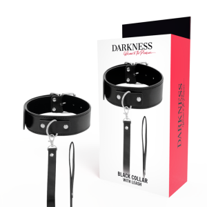 DARKNESS - laikysenos vėrinys su odine grandine