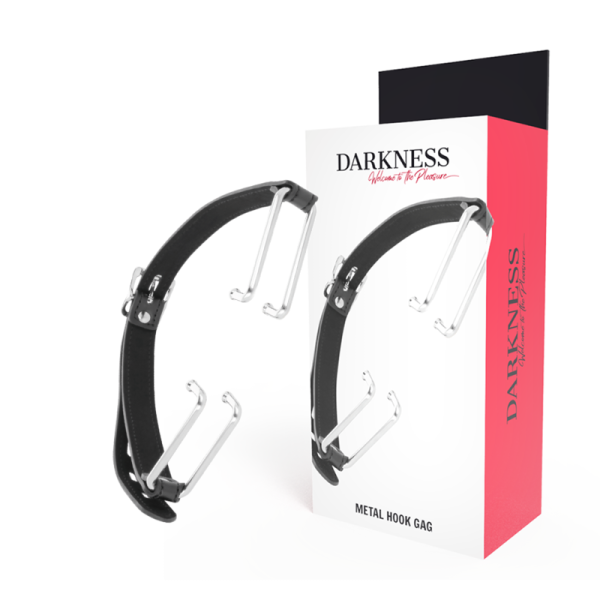 DARKNESS BONDAGE – darkness - kalėjimo kamštis su juodu kabliuku