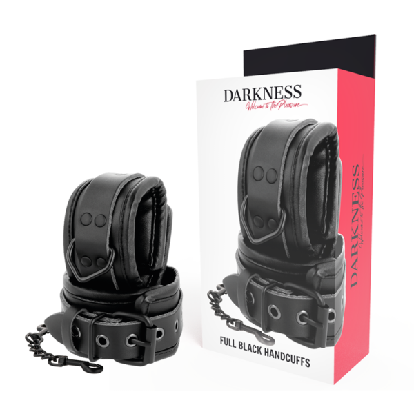 DARKNESS BONDAGE – darkness - reguliuojami juodi odos ankletai