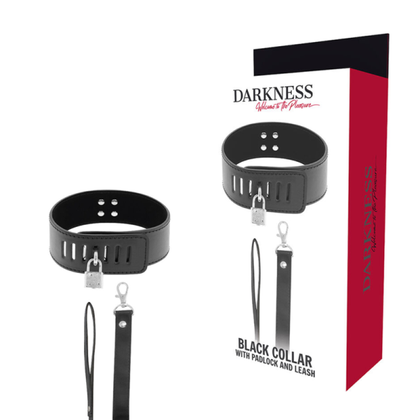 DARKNESS BONDAGE – darkness - bdsm kraštas su juodu užraktu