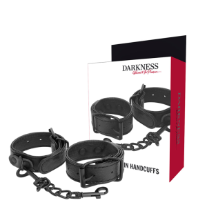 DARKNESS BONDAGE – darkness - plati plona textūruota ankle