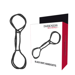DARKNESS BONDAGE – darkness - 100% medvilnės virvės ankletės arba rankų ankletės