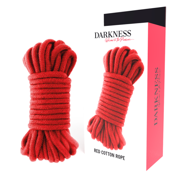 DARKNESS BONDAGE – darkness - japoniška virvė 20 m raudona