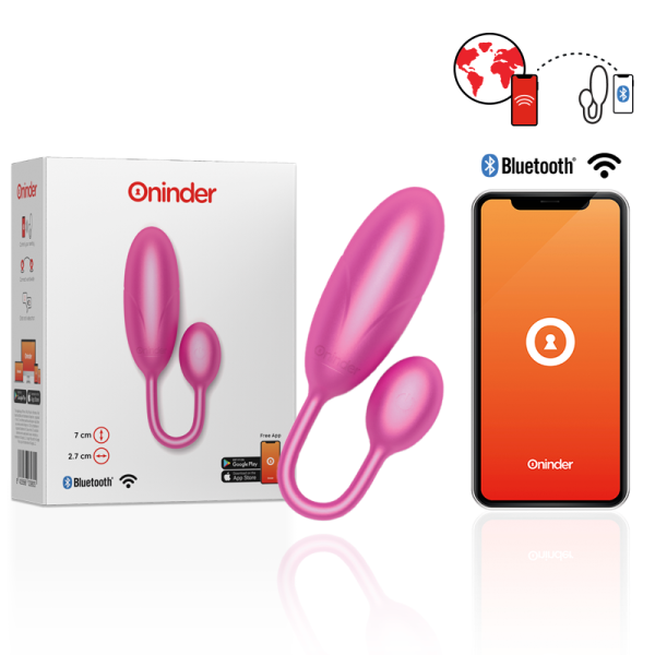 ONINDER – denver vibracinis kiautas rožinis 7 x 2.7 cm nemokama programėlė