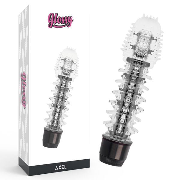 GLOSSY – axel juodas vibratorius