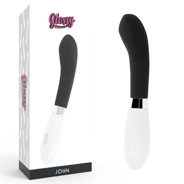 GLOSSY – juozas vibratorius juodas