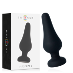 INTENSE - Analinis Kamštis Pipo L Juodas 13 cm
