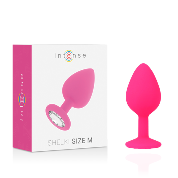 INTENSE ANAL TOYS – intense - šilkinis analinis kamštis fuchsia - Image 2