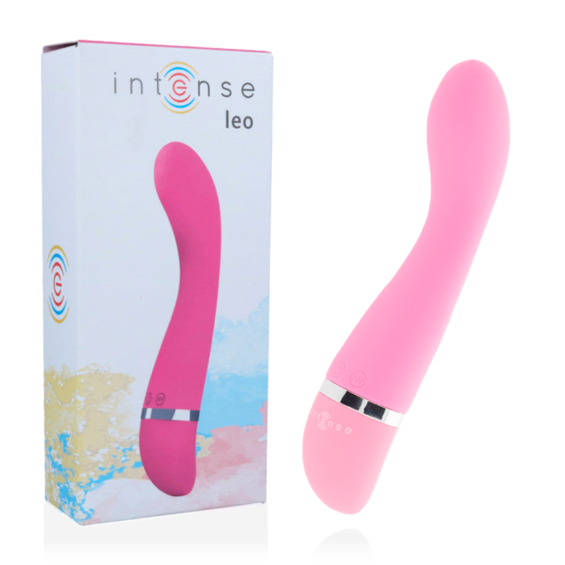 INTENSE FUN – intensyvus - leo vibratorius rožinis silikonas luxe