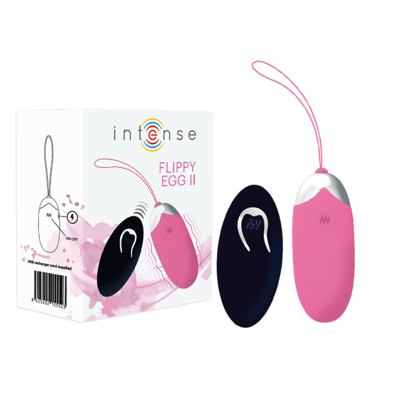 INTENSE COUPLES TOYS – intense - flippy ii vibracinis kiaušinis su nuotoliniu valdymu rožinis