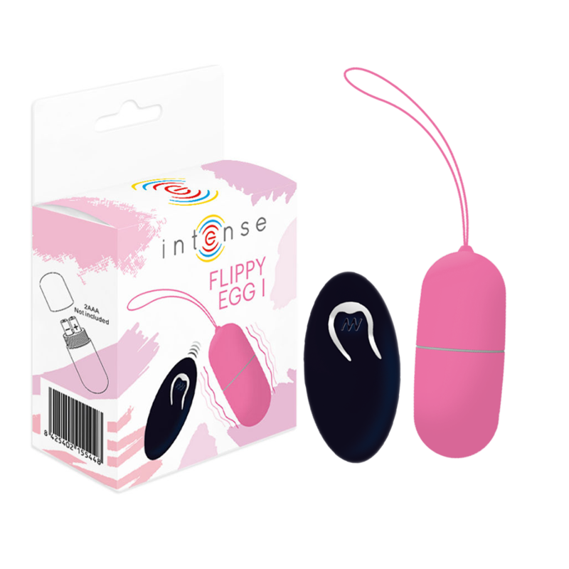 INTENSE COUPLES TOYS – intense - flippy i vibruojantis kiaušinis su nuotoliniu valdymu rožinis