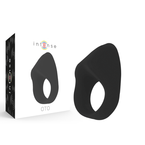 INTENSE COUPLES TOYS – intense - oto juodas įkraunamas vibracinis žiedas