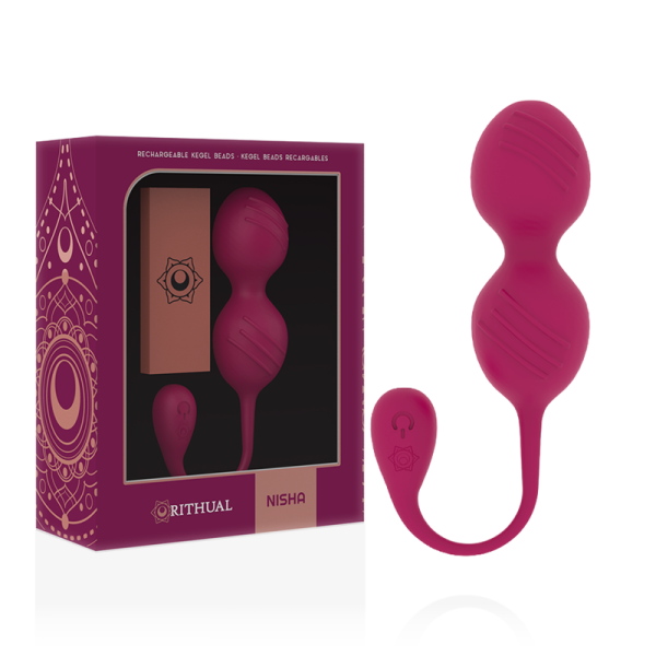 RITHUAL – nisha įkraunamos vibruojančios kegelio kamštukai orchidėja